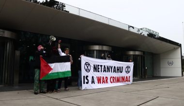 Hollanda’da İsrail karşıtı protesto: Netanyahu bir cenk suçlusu