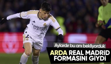Arda Güler ilk kez Real Madrid formasıyla sahaya çıktı