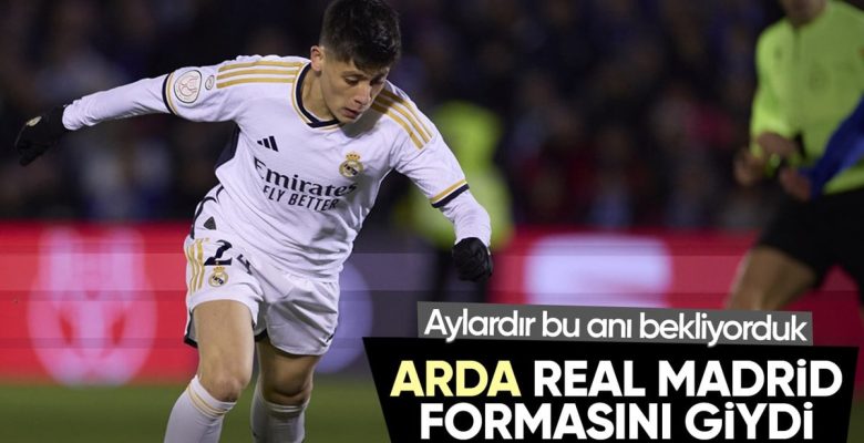 Arda Güler ilk kez Real Madrid formasıyla sahaya çıktı