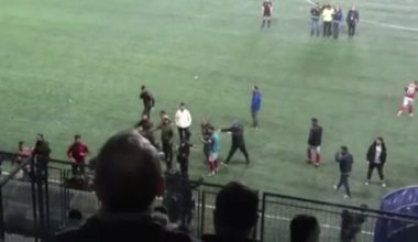 İstanbul’da amatör maçta yaşanmış olan kavgaya polis müdahale etti